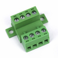 AWG 24 to 12 cable Screw type panel mounted pluggable male and female terminal block